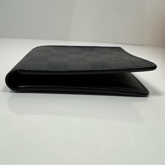 Louis Vuitton Damier Graphite Slender Wallet, Men's Bifold Card Holder - Picture 4 of 8